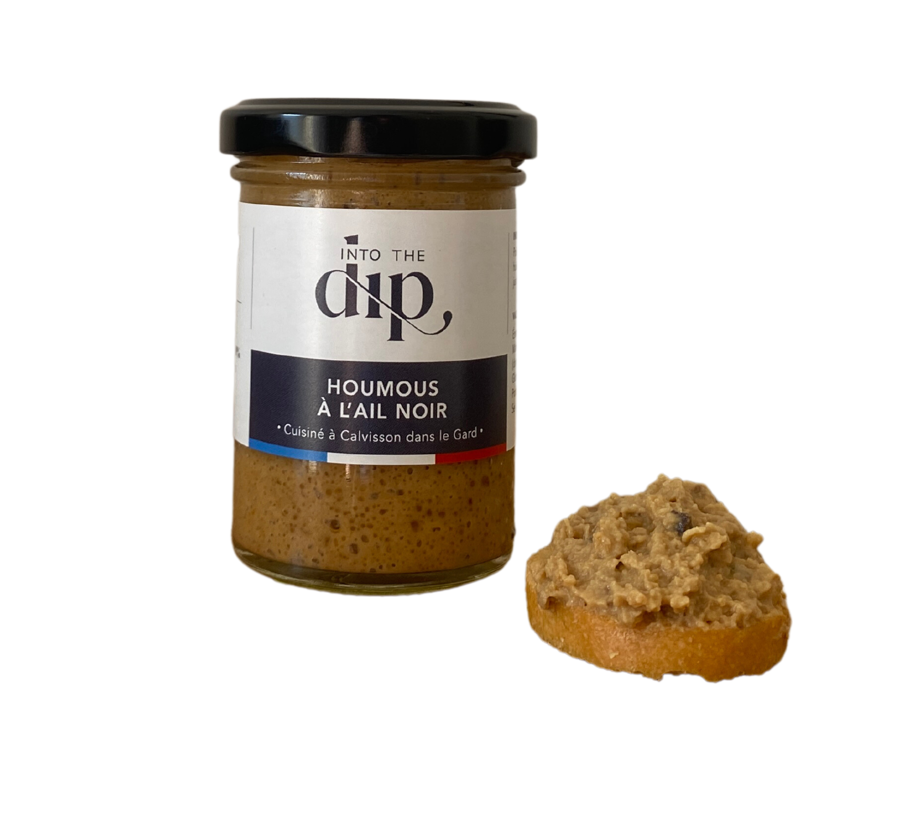 Houmous à l’ail noir Into the dip